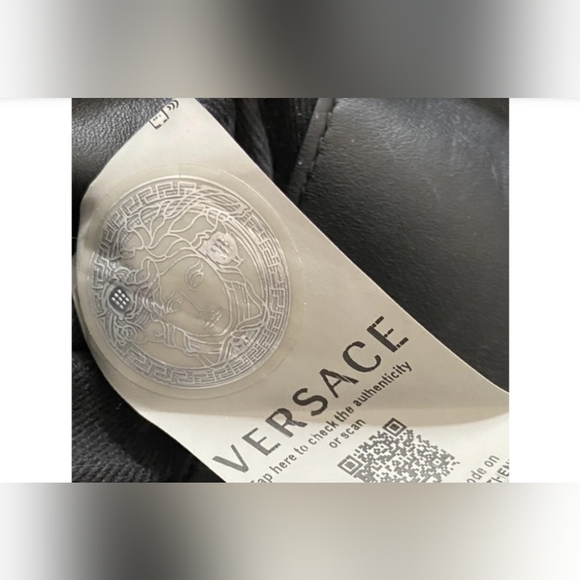 Versace Virtus Leather Tote - Picture 9 of 9